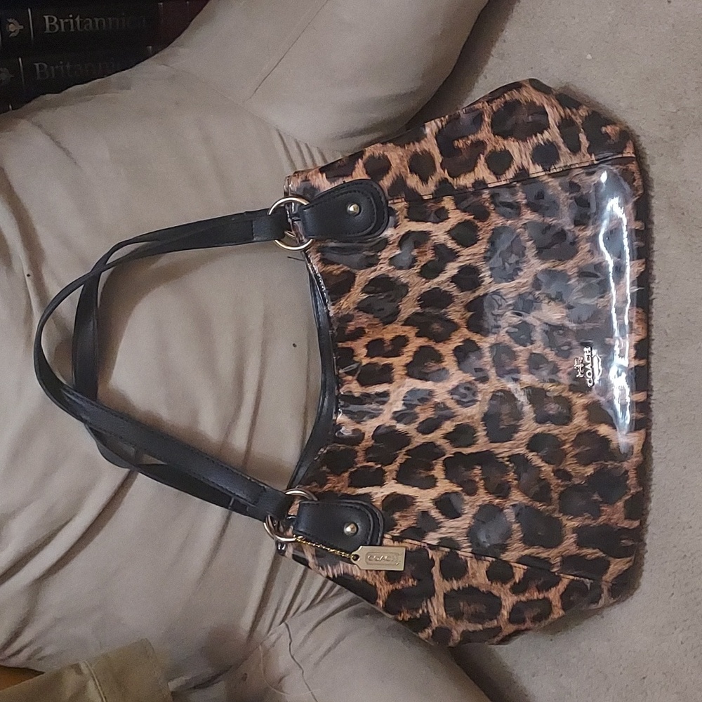 Leopard coach bag